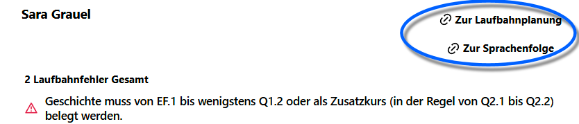 Springen Sie zur individuellen Laufbahn oder zur Sprachenfolge. Springen Sie zur individuellen Laufbahn oder der Sprachenfolge